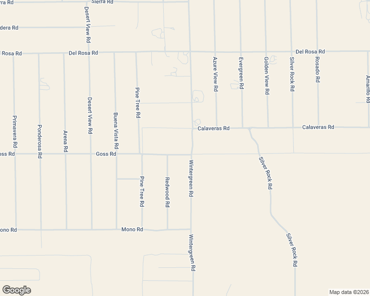 map of restaurants, bars, coffee shops, grocery stores, and more near 1670 Goss Road in Piñon Hills