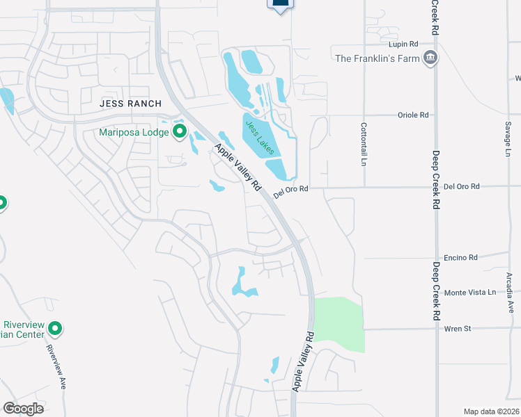 map of restaurants, bars, coffee shops, grocery stores, and more near 11214 Pleasant Hills Drive in Apple Valley