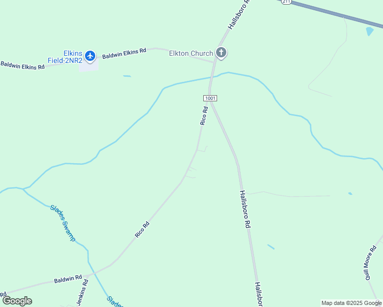 map of restaurants, bars, coffee shops, grocery stores, and more near 300 Rico Road in Clarkton