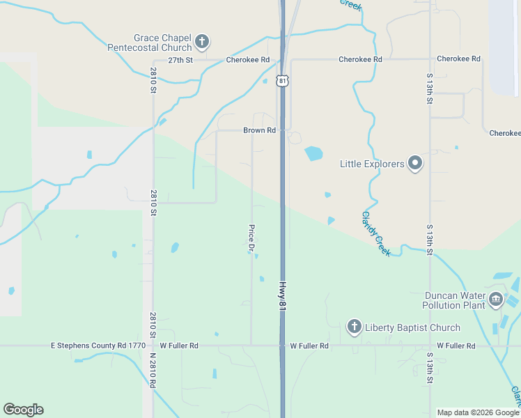map of restaurants, bars, coffee shops, grocery stores, and more near 885 RR 5 in Duncan