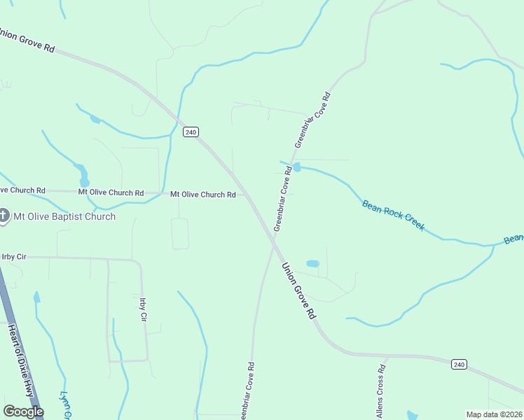 map of restaurants, bars, coffee shops, grocery stores, and more near 1777 Greenbriar Cove Road in Union Grove