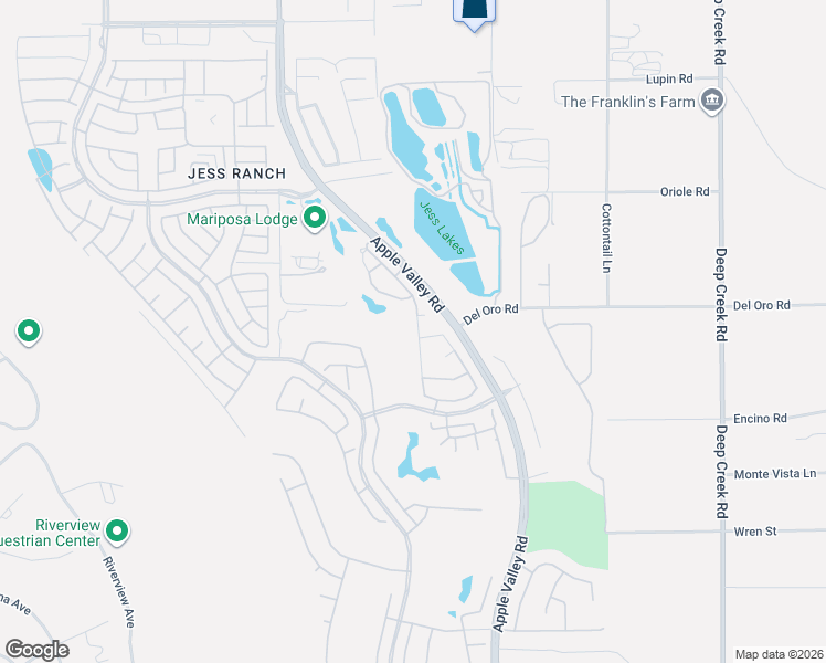 map of restaurants, bars, coffee shops, grocery stores, and more near 11262 Country Club Drive in Apple Valley