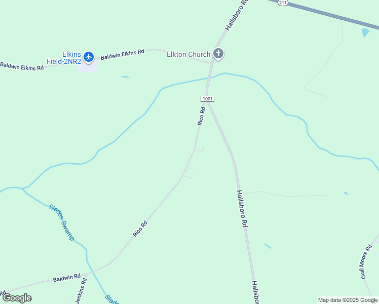 map of restaurants, bars, coffee shops, grocery stores, and more near 300 Rico Road in Clarkton
