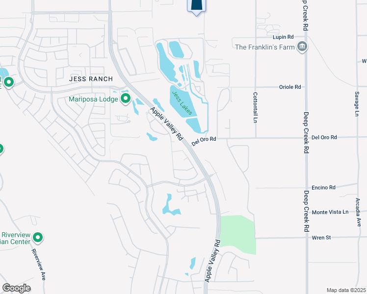 map of restaurants, bars, coffee shops, grocery stores, and more near 11265 Pleasant Hills Drive in Apple Valley