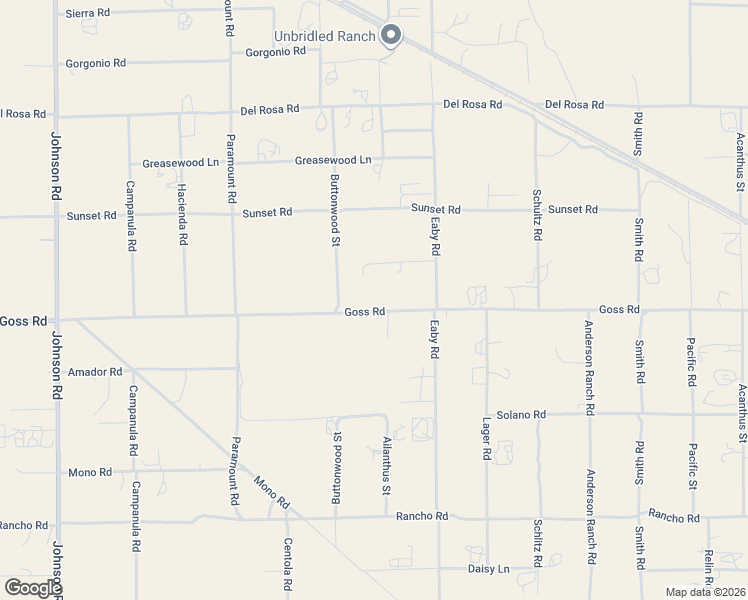 map of restaurants, bars, coffee shops, grocery stores, and more near 5580 Goss Road in Phelan