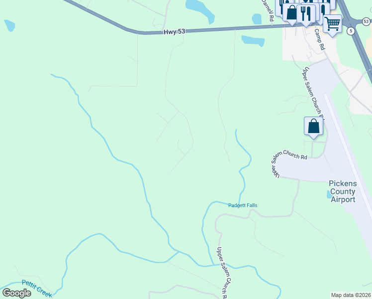 map of restaurants, bars, coffee shops, grocery stores, and more near 620 Philadelphia Drive in Jasper