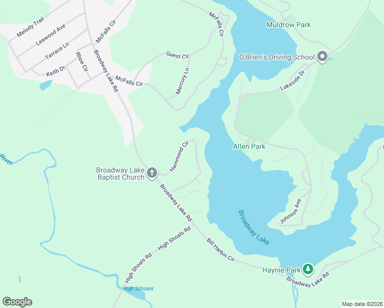 map of restaurants, bars, coffee shops, grocery stores, and more near 230 Hammond Circle in Anderson