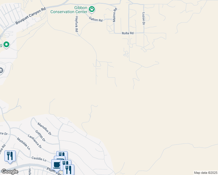 map of restaurants, bars, coffee shops, grocery stores, and more near in Green Valley