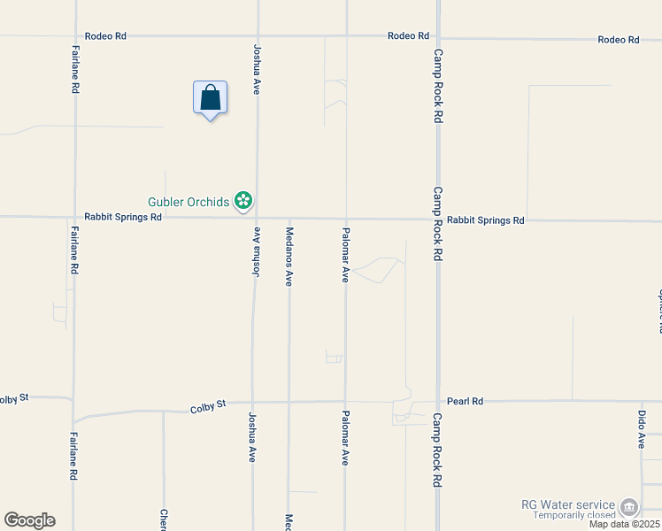 map of restaurants, bars, coffee shops, grocery stores, and more near 11200 Palomar Avenue in Lucerne Valley