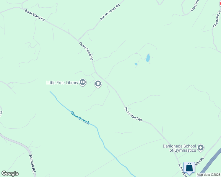 map of restaurants, bars, coffee shops, grocery stores, and more near 59 Shadow Hills Lane in Dawsonville