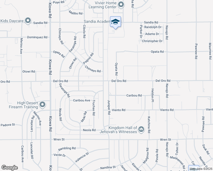 map of restaurants, bars, coffee shops, grocery stores, and more near 11271 Mohawk Road in Apple Valley