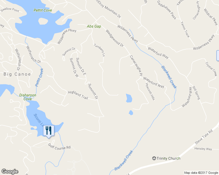 map of restaurants, bars, coffee shops, grocery stores, and more near 587 Turnbury Lane in Jasper