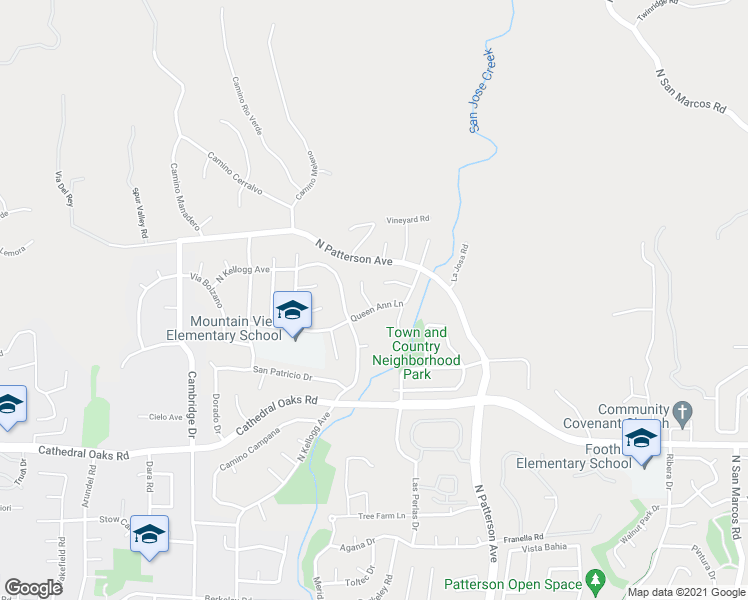 map of restaurants, bars, coffee shops, grocery stores, and more near 920 Dena Way in Santa Barbara