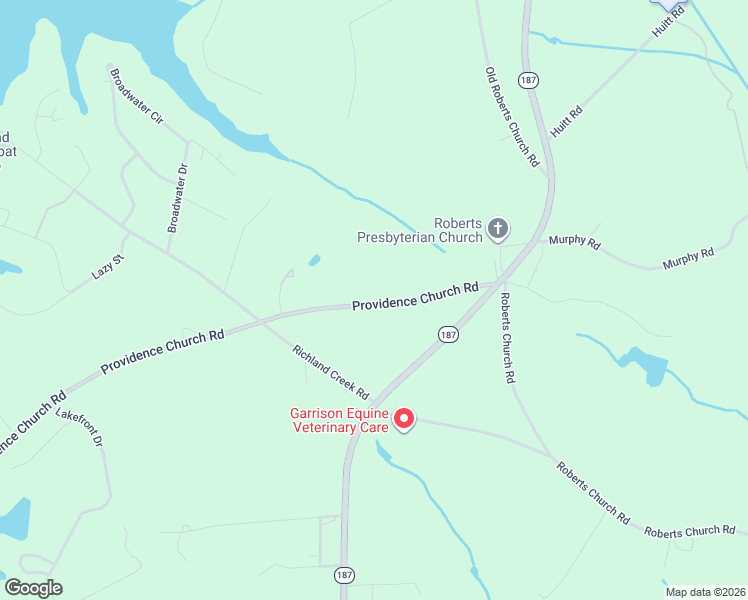map of restaurants, bars, coffee shops, grocery stores, and more near 1101 Providence Church Road in Anderson