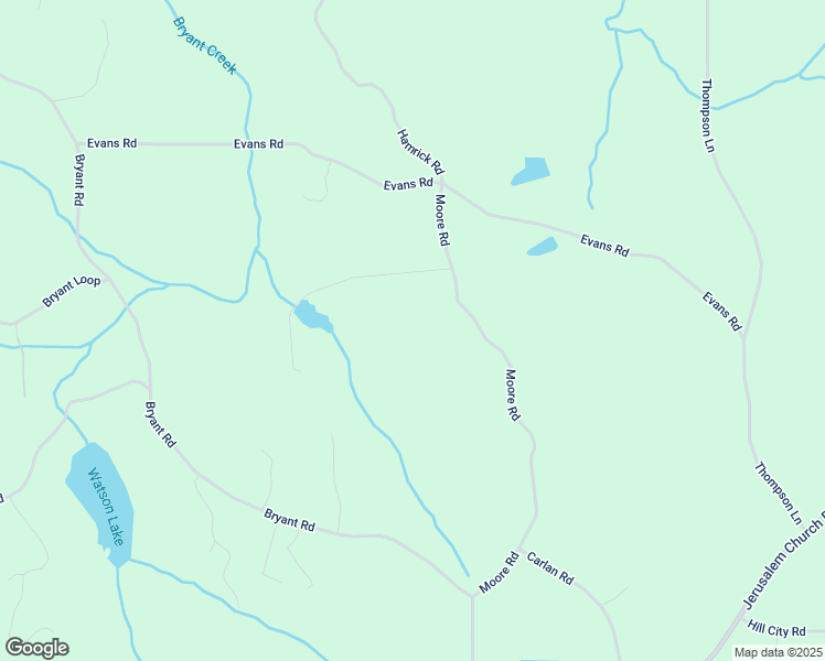 map of restaurants, bars, coffee shops, grocery stores, and more near 245 Moore Road in Jasper