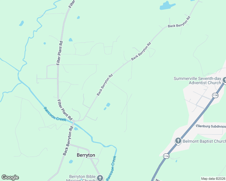 map of restaurants, bars, coffee shops, grocery stores, and more near 1597 Back Berryton Road in Summerville