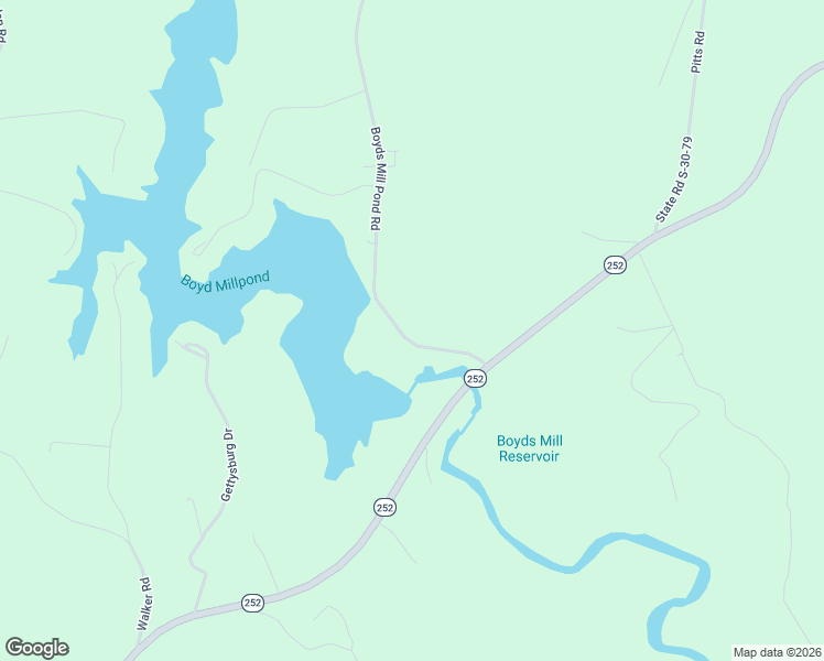 map of restaurants, bars, coffee shops, grocery stores, and more near 110 Shady Lane in Laurens