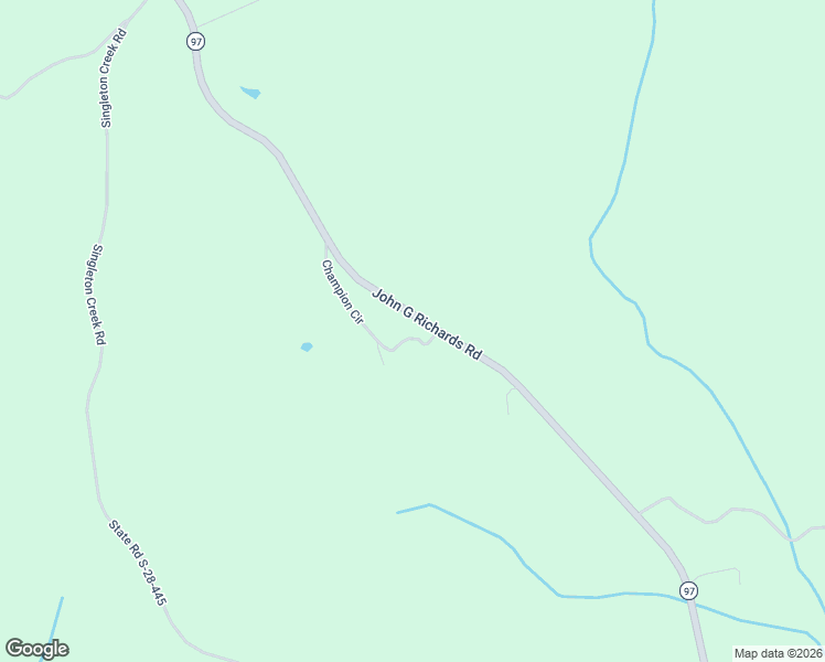 map of restaurants, bars, coffee shops, grocery stores, and more near 2520 Champion Circle in Kershaw County