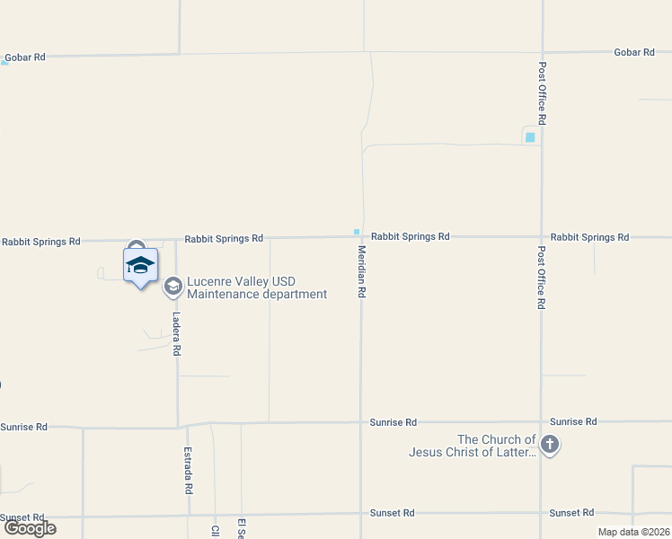 map of restaurants, bars, coffee shops, grocery stores, and more near 33535 Rabbit Springs Road in Lucerne Valley