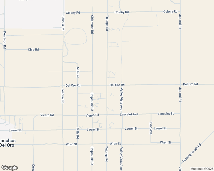 map of restaurants, bars, coffee shops, grocery stores, and more near 11329 Tujunga Drive in Apple Valley