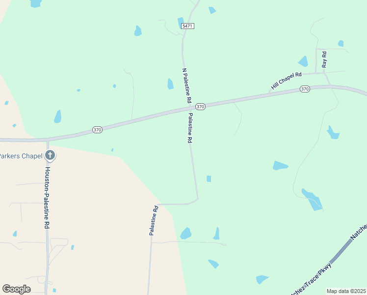 map of restaurants, bars, coffee shops, grocery stores, and more near 1181 Palastine Road in Baldwyn