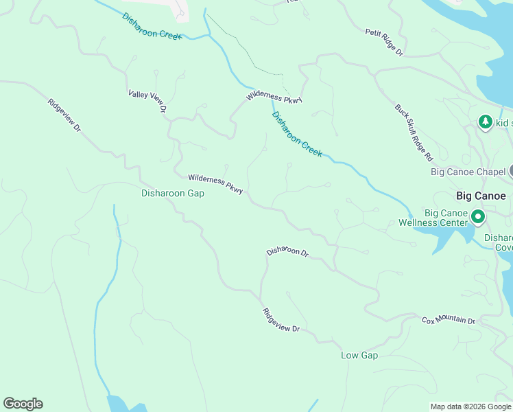map of restaurants, bars, coffee shops, grocery stores, and more near 968 Wilderness Parkway in Jasper