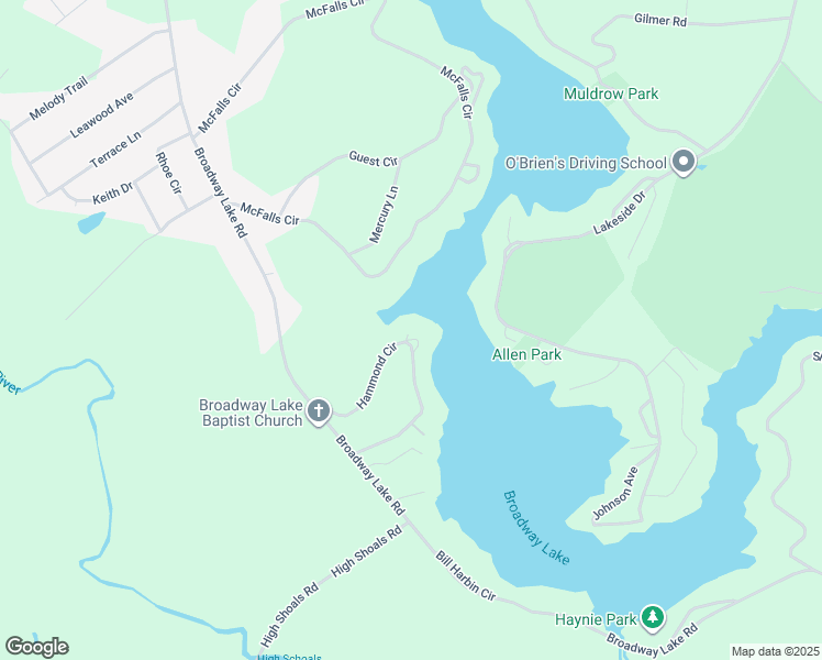 map of restaurants, bars, coffee shops, grocery stores, and more near 2 North Hammett Street in Anderson