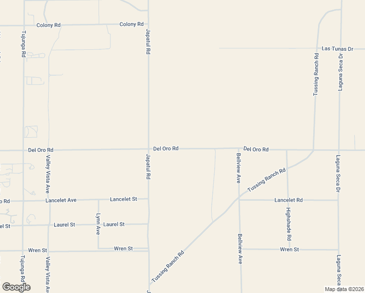 map of restaurants, bars, coffee shops, grocery stores, and more near Japatul Road in Apple Valley