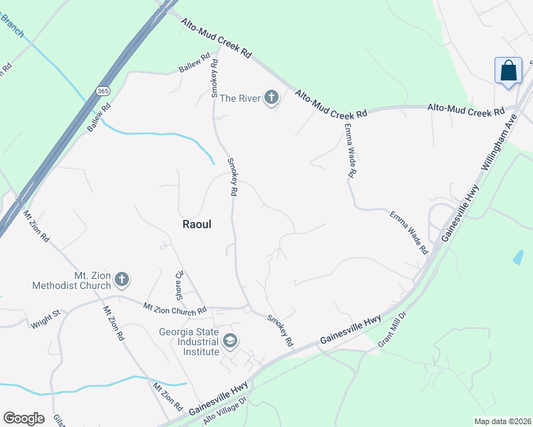 map of restaurants, bars, coffee shops, grocery stores, and more near 180 Wild Cherry Drive in Alto