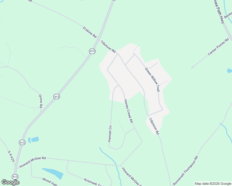 map of restaurants, bars, coffee shops, grocery stores, and more near 107 Hannah Circle in Anderson