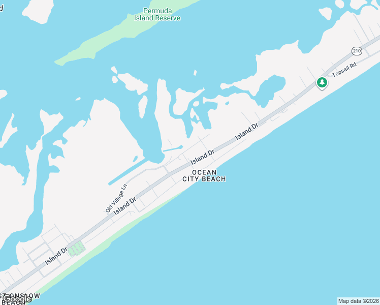 map of restaurants, bars, coffee shops, grocery stores, and more near 3304 Gray Street in North Topsail Beach