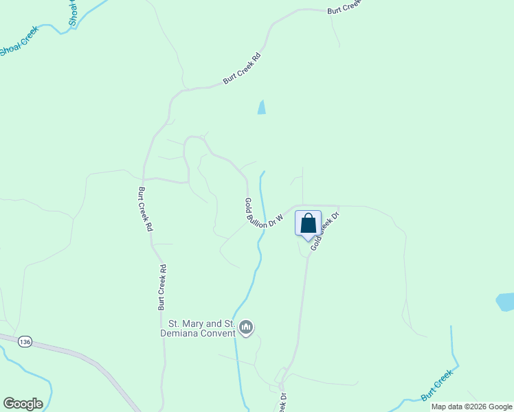 map of restaurants, bars, coffee shops, grocery stores, and more near 388 Gold Bullion Drive West in Dawsonville