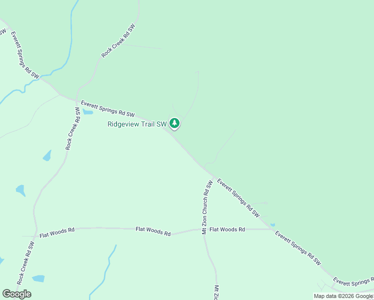 map of restaurants, bars, coffee shops, grocery stores, and more near 421 Everett Springs Road Southwest in Calhoun