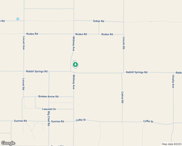 map of restaurants, bars, coffee shops, grocery stores, and more near Rabbit Springs Road in Lucerne Valley