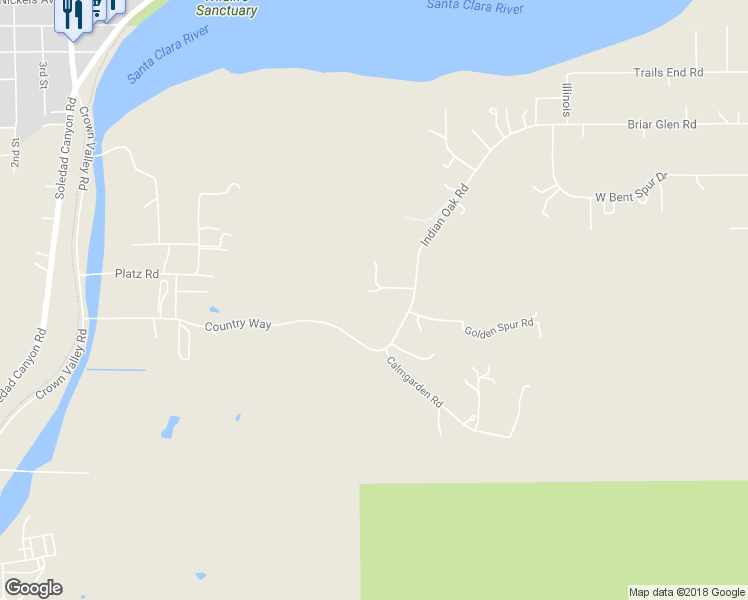 map of restaurants, bars, coffee shops, grocery stores, and more near 31427 Indian Oak Road in Acton