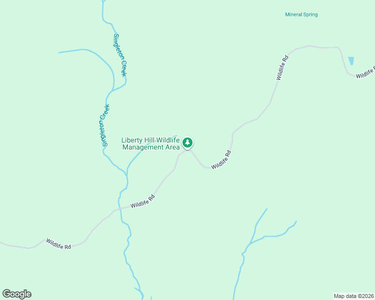 map of restaurants, bars, coffee shops, grocery stores, and more near 586 Wildlife Road in Kershaw County