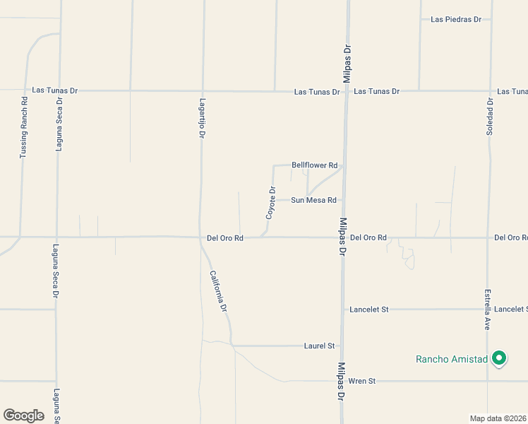 map of restaurants, bars, coffee shops, grocery stores, and more near 11388 Coyote Drive in Apple Valley