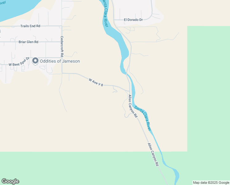 map of restaurants, bars, coffee shops, grocery stores, and more near 2046 West Avenue Y 8 in Acton