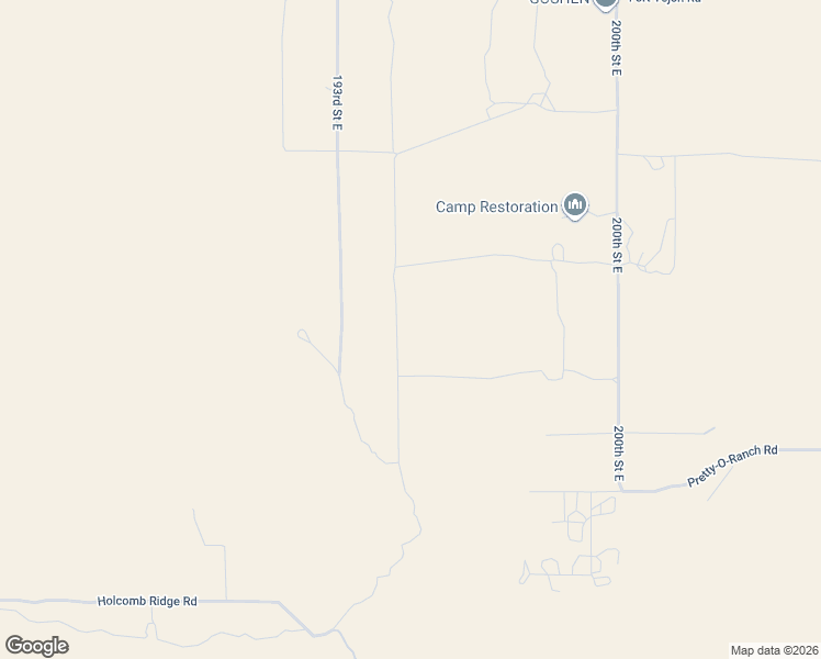 map of restaurants, bars, coffee shops, grocery stores, and more near 31100 195th Street East in Llano