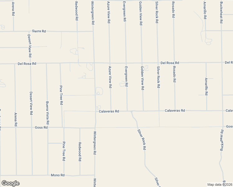 map of restaurants, bars, coffee shops, grocery stores, and more near 11573 Azure View Road in Pinon Hills
