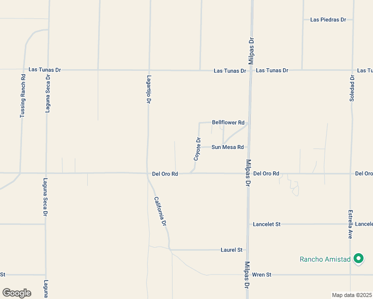 map of restaurants, bars, coffee shops, grocery stores, and more near 11388 Coyote Drive in Apple Valley