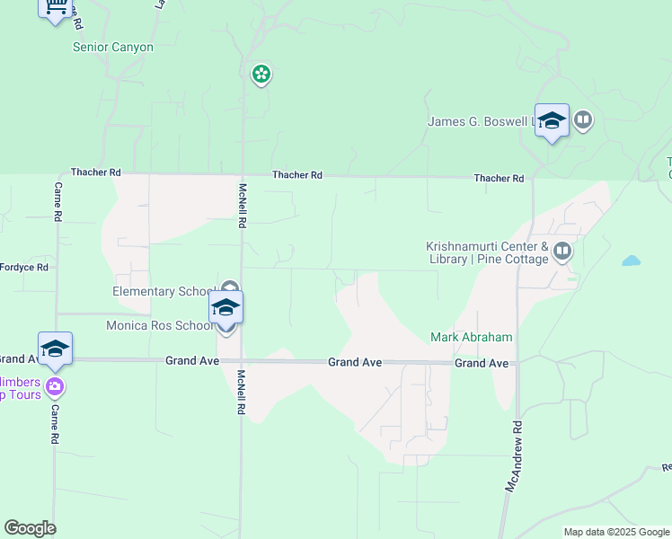 map of restaurants, bars, coffee shops, grocery stores, and more near Hendrickson Road in Ventura County