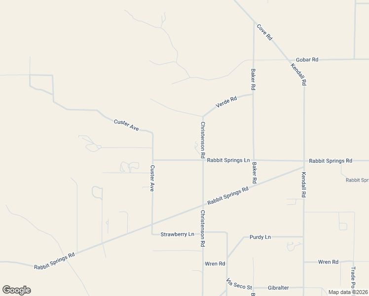 map of restaurants, bars, coffee shops, grocery stores, and more near 11350 Christenson Road in Lucerne Valley