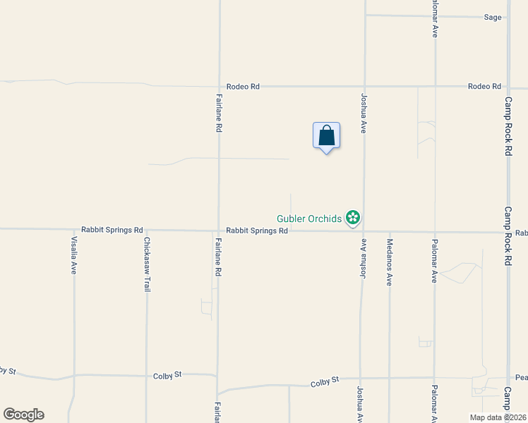 map of restaurants, bars, coffee shops, grocery stores, and more near 36222 Rabbit Springs Road in Lucerne Valley