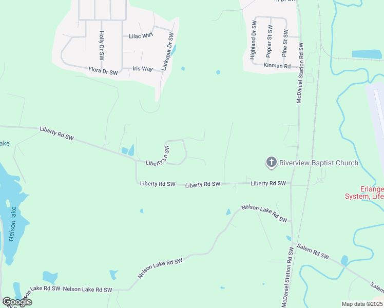 map of restaurants, bars, coffee shops, grocery stores, and more near 110 Liberty Place in Calhoun