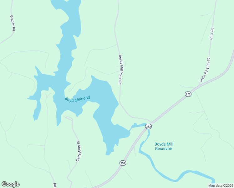 map of restaurants, bars, coffee shops, grocery stores, and more near 395 Boyds Mill Pond Road in Laurens