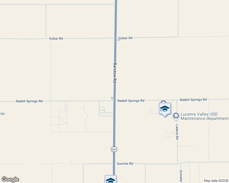 map of restaurants, bars, coffee shops, grocery stores, and more near 11359 Barstow Road in Lucerne Valley