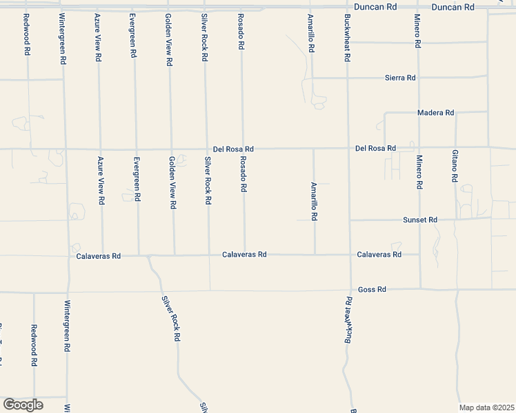 map of restaurants, bars, coffee shops, grocery stores, and more near 11535 Rosado Road in Piñon Hills