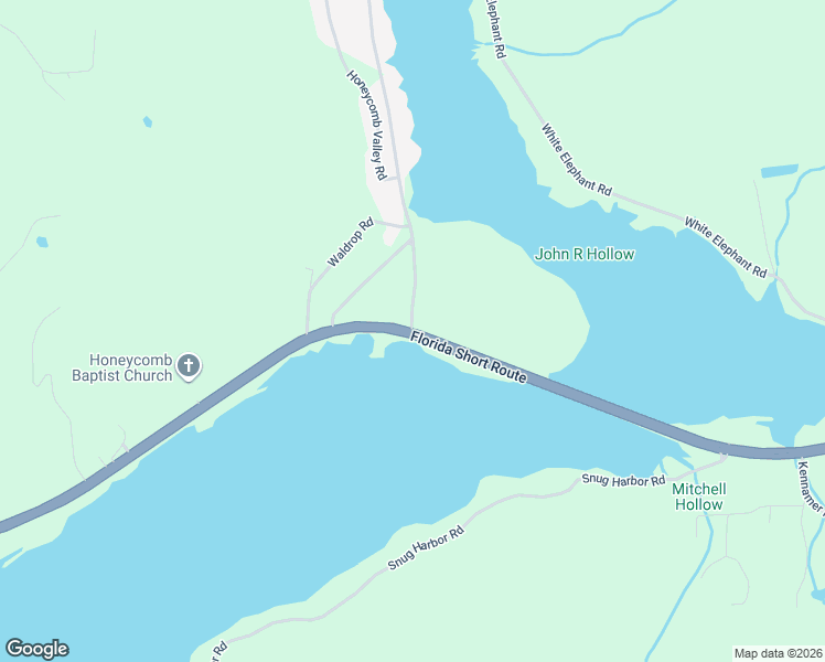 map of restaurants, bars, coffee shops, grocery stores, and more near 40 Honeycomb Road in Grant