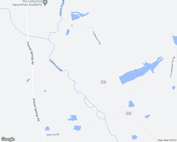 map of restaurants, bars, coffee shops, grocery stores, and more near Cullpepper Road Southwest in Calhoun